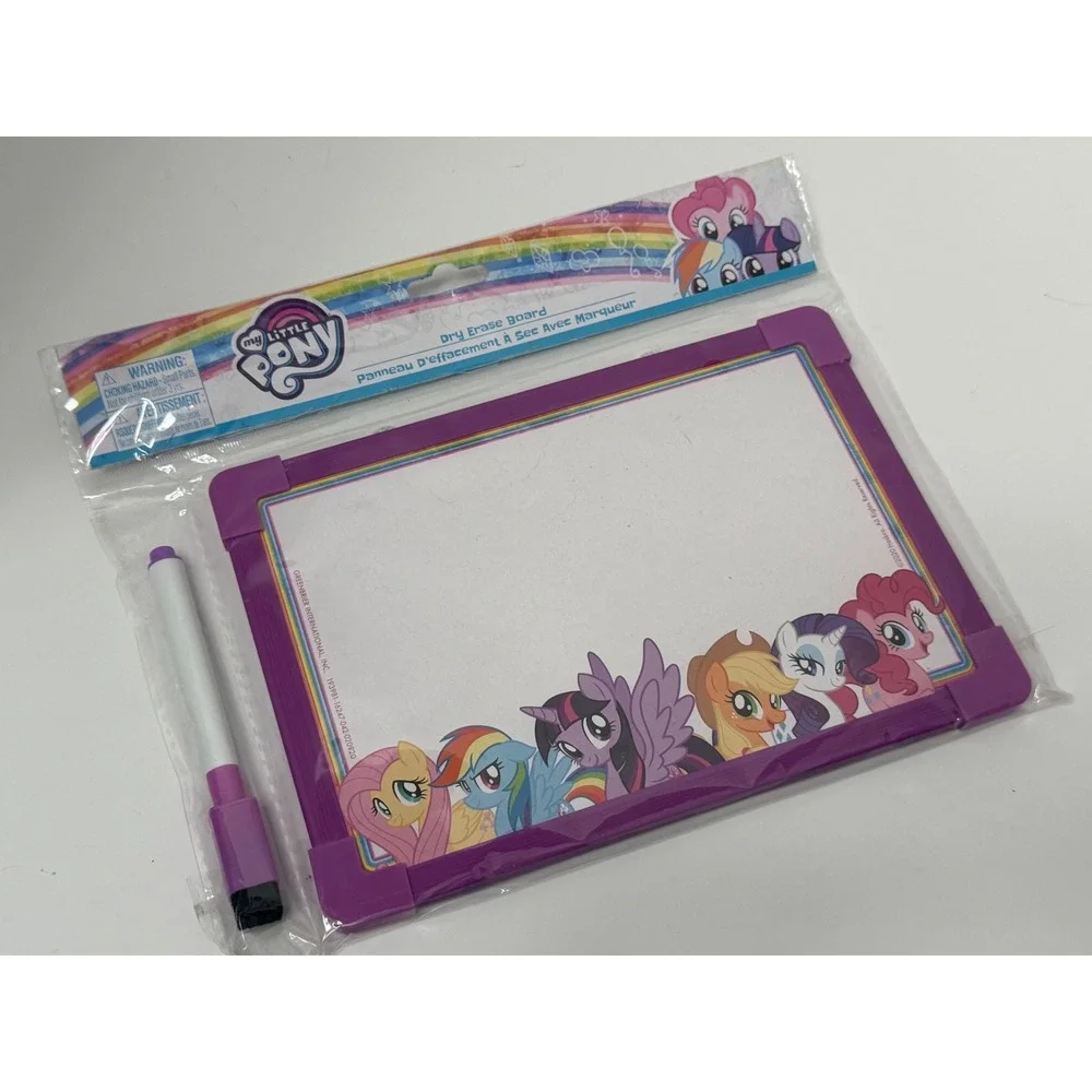 My Little Pony Dry Erase Board Purple Frame with Marker Hasbro 2020 New NIP